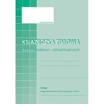 Książeczka zdrowia sanepidowska pracownicza 530-5