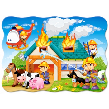 Puzzle 30 elementów STRAŻACY W AKCJI Castor 4+