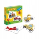 Moje pierwsze puzzle 6w1 POJAZDY 2+ Baby 27 el