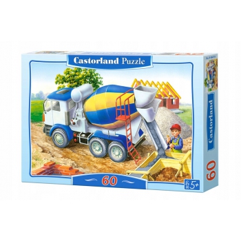 Puzzle dla dzieci 60 el NA BUDOWIE Castor 4+