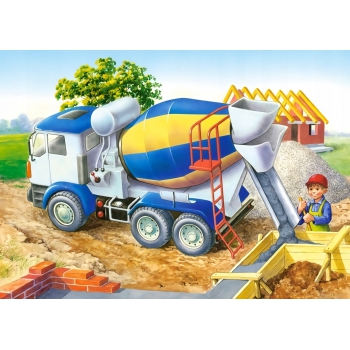Puzzle dla dzieci 60 el NA BUDOWIE Castor 4+