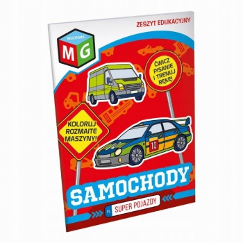 Kolorowanka SAMOCHODY zeszyt edu kolorowanki