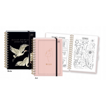 Notes planer organizer do Bullet Journal A5 BIRDS