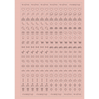 Notes planer organizer do Bullet Journal A5 BIRDS