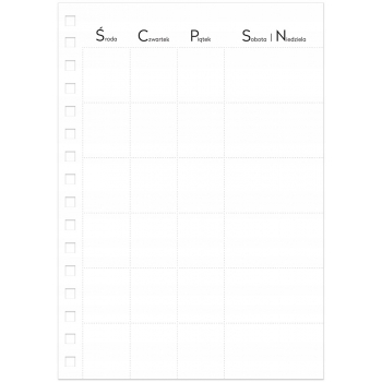 Notes planer organizer do Bullet Journal A5 BIRDS