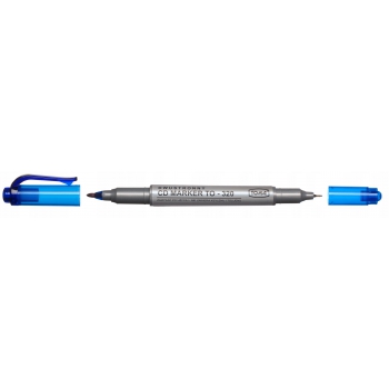 Pisak marker dwustronny NIEBIESKI do CD TO-320