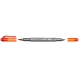 Pisak marker dwustronny CZERWONY do CD TO-320