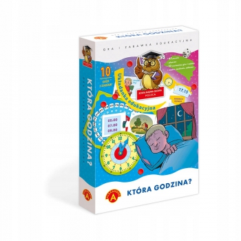 Gra edukacyjna KTÓRA GODZINA nauka godzin 42 el