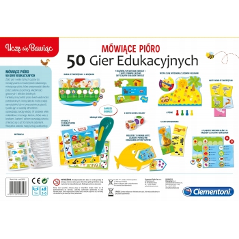 Mówiące pióro Clementoni 50 Gier edukacyjnych