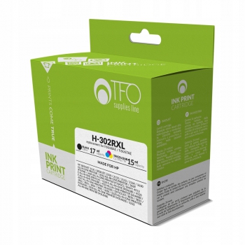 Zestaw Tusz do HP 302 XL BK+Col DeskJet 2130 4520 F6U68A F6U67A
