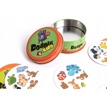 DOBBLE KIDS DOBLE DOUBLE GRA PLANSZOWA LOGICZNA