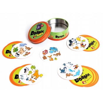 DOBBLE KIDS DOBLE DOUBLE GRA PLANSZOWA LOGICZNA