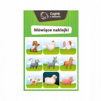 Czytaj z Albikiem MÓWIĄCE NAKLEJKI 30 naklejek