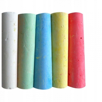 Kreda chodnikowa 20 szt. w wiaderku 5 kolorów