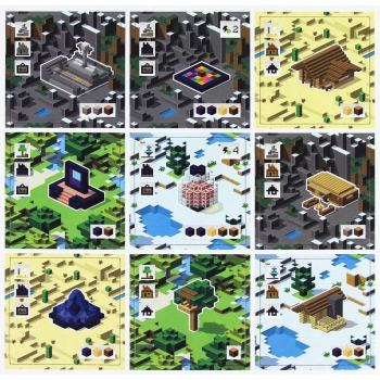 Gra planszowa MINECRAFT BUILDERS BIOMES Edycja PL