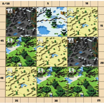Gra planszowa MINECRAFT BUILDERS BIOMES Edycja PL