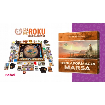 Gra planszowa TERRAFORMACJA MARSA towarzyska
