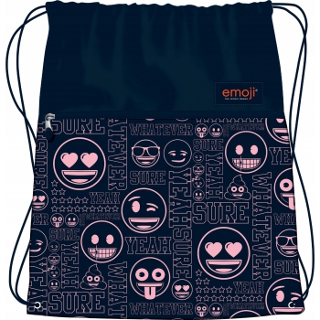Worek szkolny torba na obuwie buty strój EMOJI