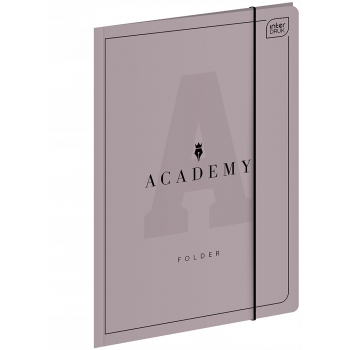 Teczka z gumką A4+ lakierowana szkolna ACADEMY