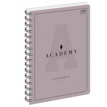 Kołozeszyt ACADEMY B5 100 KRATKA miękka okł. 90g