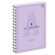Kołozeszyt ACADEMY PASTEL A5 100 KRATKA 90g