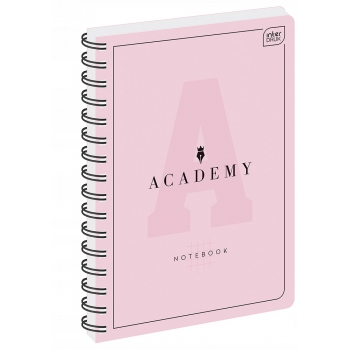 Kołozeszyt ACADEMY PASTEL A4 100 KRATKA 90g
