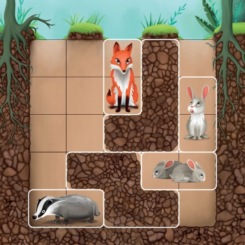 Gra logiczna Smart Games KRÓLICZA NORKA PL IUVI