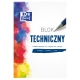 Blok techniczny A4 10k 250 g białe kartki OXFORD