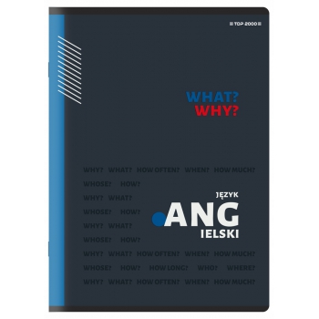 Zeszyt tematyczny J.ANGIELSKI A5 60 + ŚCIĄGA