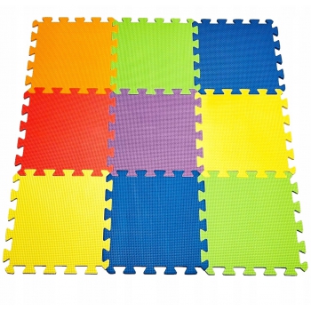 Puzzle piankowe mata piankowa DUŻE 29x29 cm 10 szt