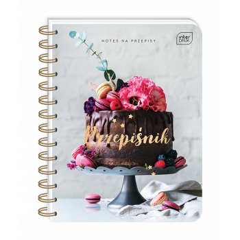 PRZEPIŚNIK ZESZYT NOTES DO PRZEPISÓW A5 CAKE