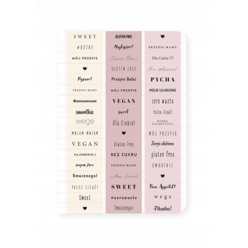 PRZEPIŚNIK ZESZYT NOTES DO PRZEPISÓW A5 CAKE