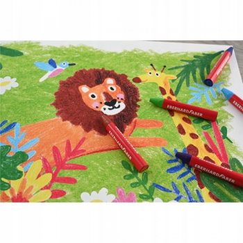 Kredki woskowe świecowe FABER CASTELL 24 kolory