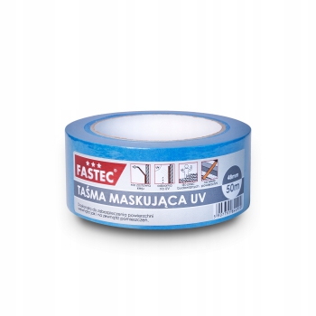 Taśma maskująca malarska NIEBIESKA 48x50m Fastec