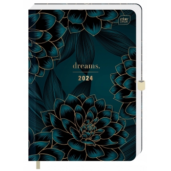 Kalendarz terminarz książkowy A5 2024 DZIENNY DREA