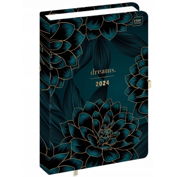 Kalendarz terminarz książkowy A5 2024 DZIENNY DREA