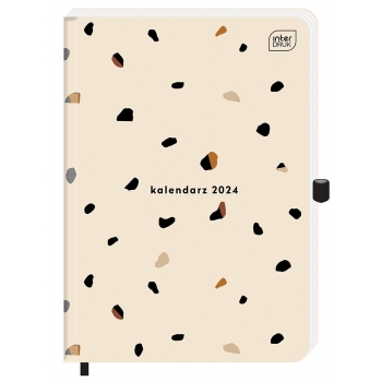 Kalendarz terminarz tygodniowy A5 2024 TERAZZO