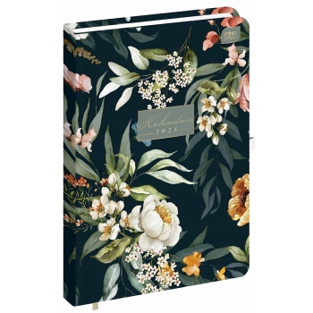 Kalendarz terminarz tygodniowy A5 2024 BOTANIC