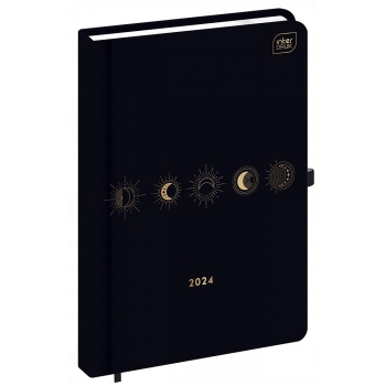 Kalendarz terminarz tygodniowy A5 2024 MOON