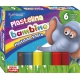 Plastelina BAMBINO szkolna 6 KOL NIETOKSYCZNA