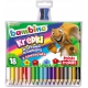 BAMBINO Kredki jumbo w drewnie GRUBE 18 kol + temp