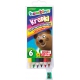 BAMBINO Kredki jumbo w drewnie GRUBE 6 kol + temp.