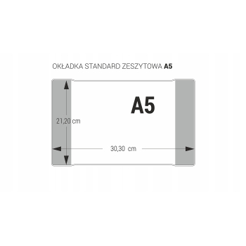 Okładka okładki na zeszyt a5 4 sztuki
