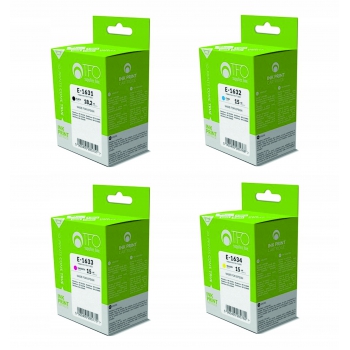 4x Tusz do EPSON T1631 T1632 T1633 T1634 16XL WF2630 2650 2760