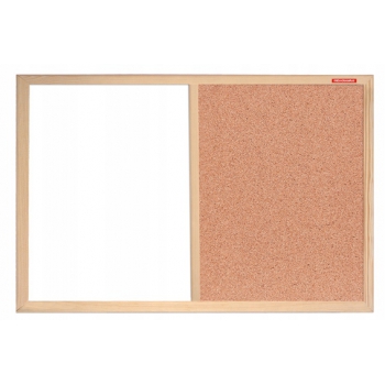 Tablica magnetyczna korkowa 60x40 typ duo combi
