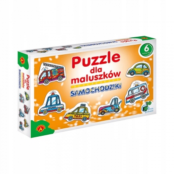 Moje pierwsze puzzle SAMOCHODZIKI Baby 2+ Maluszka