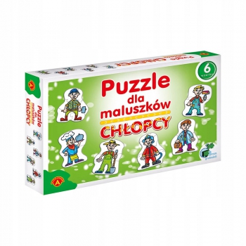 Pierwsze puzzle CHŁOPCY Baby 2+ dla maluszka 27el