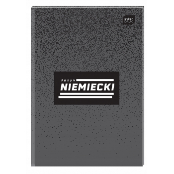Brulion J. NIEMIECKI A5 80k zeszyt TWARDA OKŁADKA