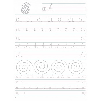 Zeszyt do KALIGRAFII nauka pisania z liniaturą A4