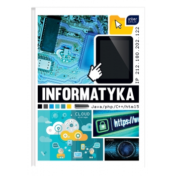 Brulion INFORMATYKA A5 80k zeszyt TWARDA OKŁADKA